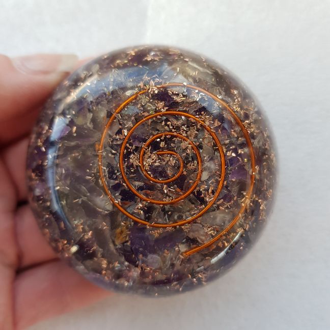 Orgonite Dome - Amethyst Orgonite Dome - Amethyst